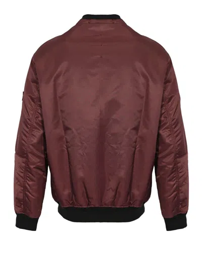 Premiata Nylon Bomber Jacket In Red