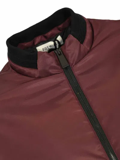 Premiata Nylon Bomber Jacket In Red