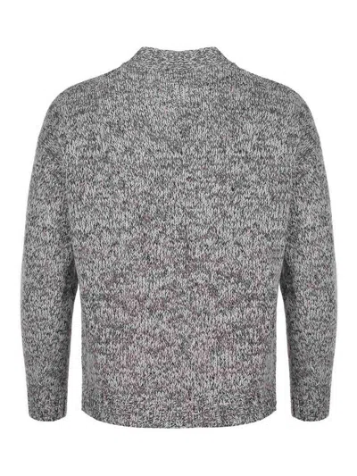 Tagliatore Cardigan Made Of Mixed Wool In Gray
