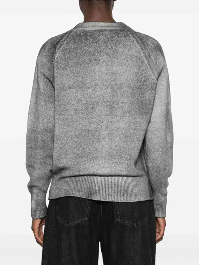 Avant Toi Wool And Cashmere V-necked Cardigan In Gray