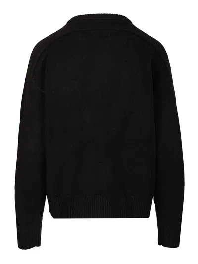 Loulou Studio Cashmere Blend Cardigan In Black