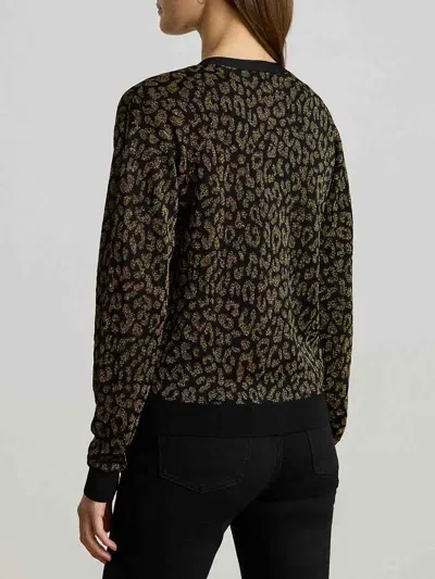 Ralph Lauren Parrie-long Sleeve-cardigan In Gold