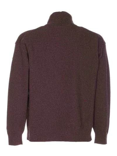 Auralee Crewneck In Brown