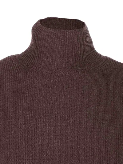 Auralee Crewneck In Brown