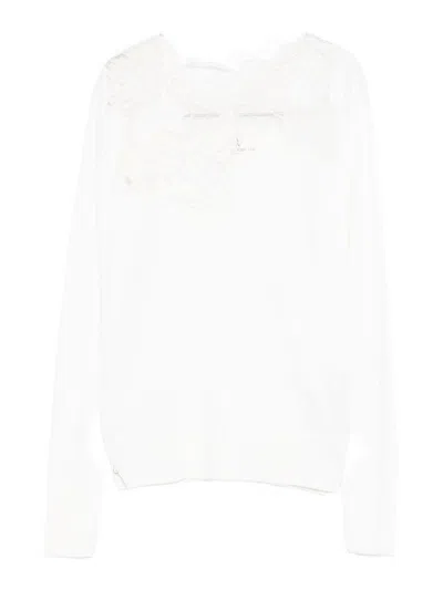 Ermanno Scervino Wool Turtle Neck Sweater In Animal Print