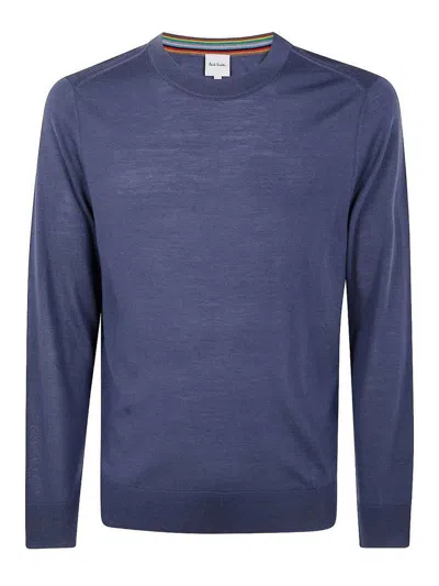 Paul Smith Clear Blue Clothing Sweaters In Blue