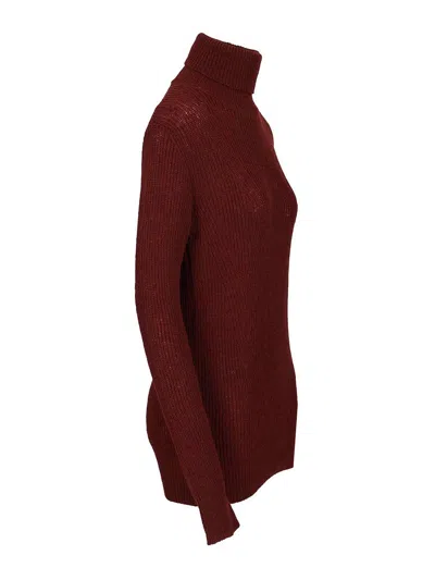 Dries Van Noten Turtleneck Sweater In Red