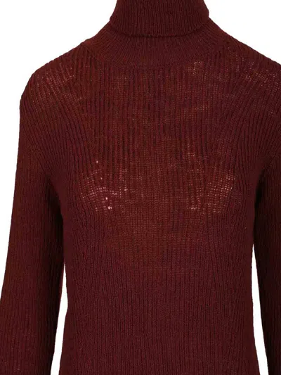 Dries Van Noten Turtleneck Sweater In Red
