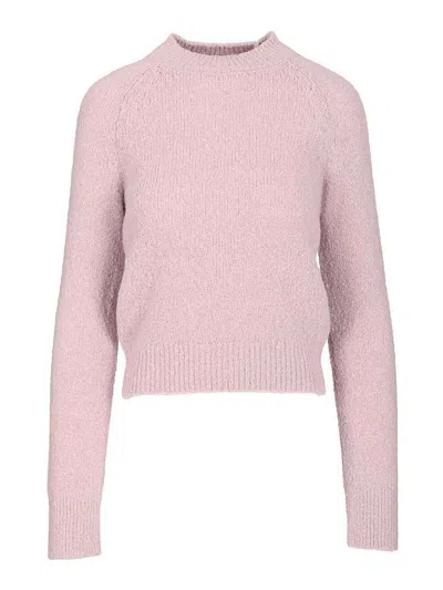 Dries Van Noten Fitted Sweater In Pink