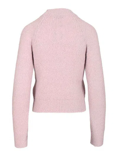 Dries Van Noten Fitted Sweater In Pink