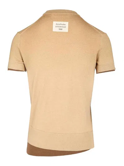 Acne Studios Cashmere And Silk Blend Sweater In Nude