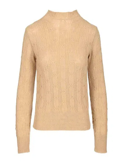 Dries Van Noten Tessy Sweater In Sand