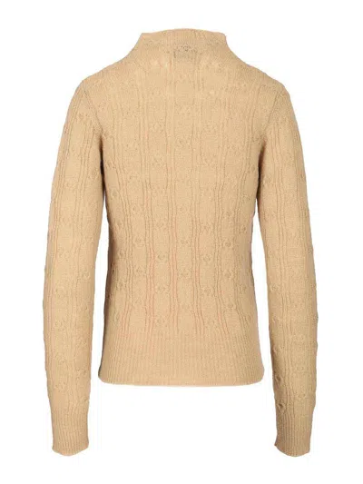 Dries Van Noten Tessy Sweater In Sand