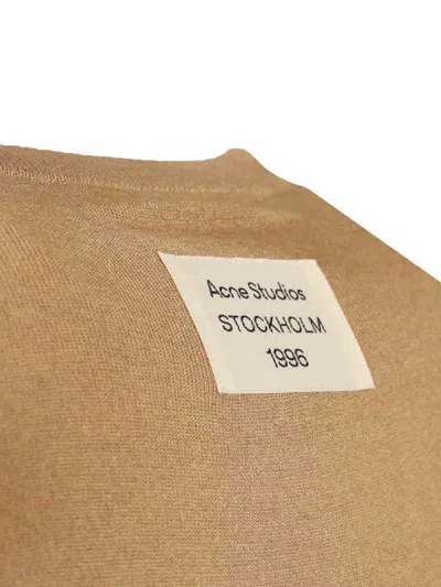 Acne Studios Cashmere And Silk Blend Sweater In Nude