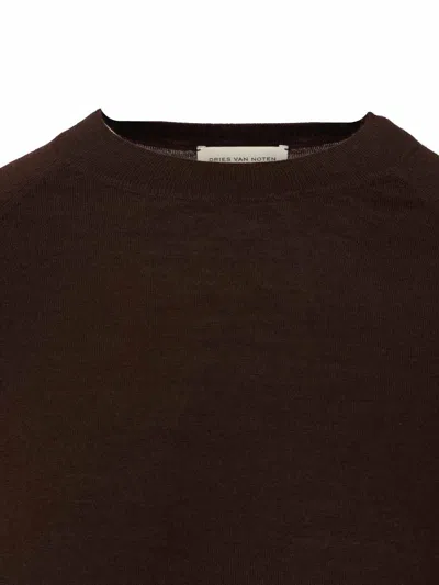 Dries Van Noten Tuan 2700 Sweater In Brown