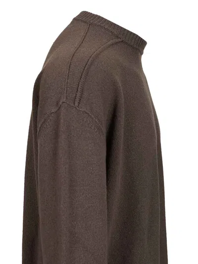 Rick Owens Cashmere Crew Neck Sweater In Multi