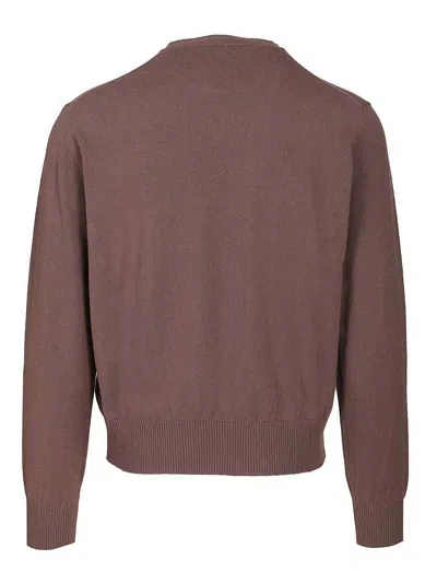 Vivienne Westwood Alex Round Neck Knitwear Brown In Brown
