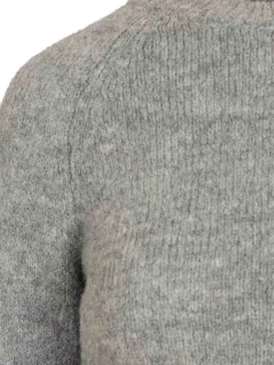 Dries Van Noten Fitted Sweater In Gray