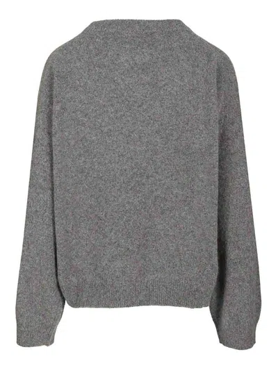 Loulou Studio Yak Blend Sweater In Gray