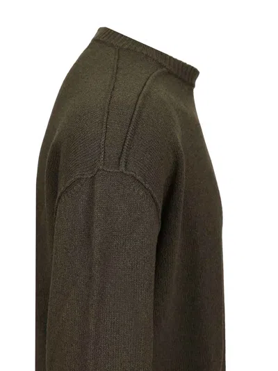 Rick Owens Cashmere Crew Neck Sweater In Multi