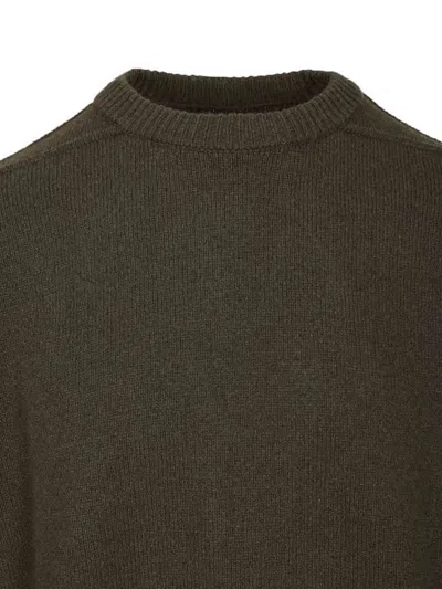 Rick Owens Cashmere Crew Neck Sweater In Multi