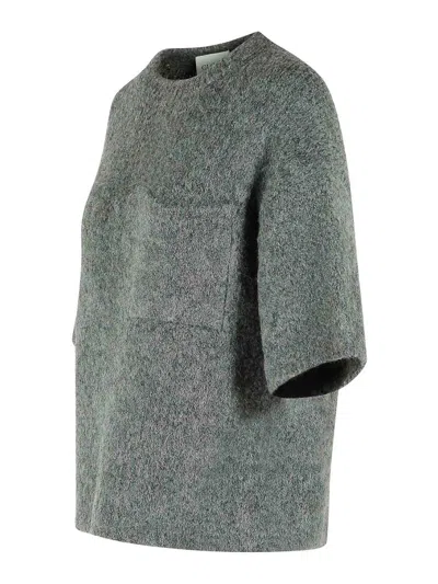 Closed Grey Alpaca Blend Sweater In Gray