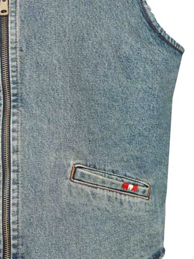 Amish Denim Vest Jeans Blue In Blue