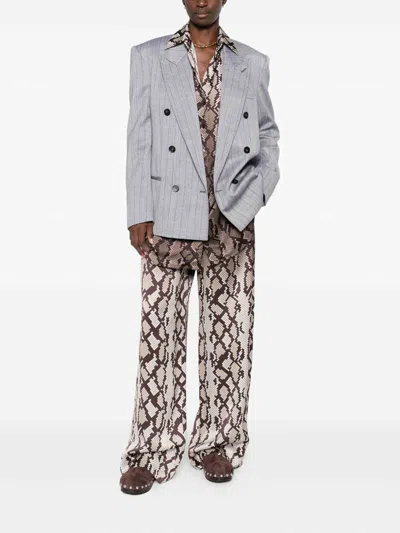 Stella Mccartney Printed Pajama Trousers In White