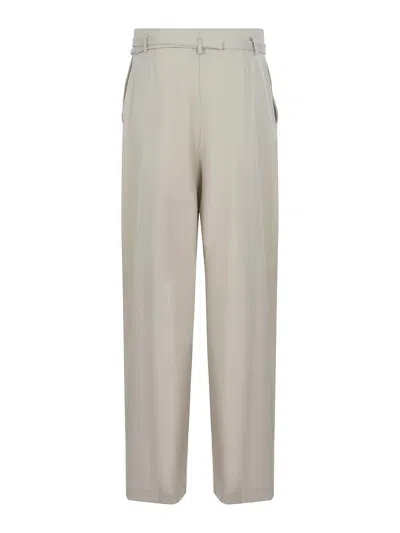 Alysi Trousers Made Of Wool In Sand