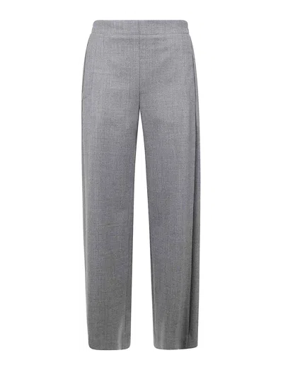 Via Masini 80 Trousers In Gray