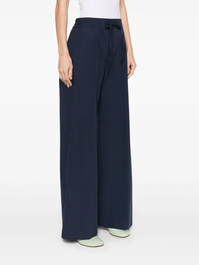 P.a.r.o.s.h Parosh Cotton Wide Leg Trousers In Multi