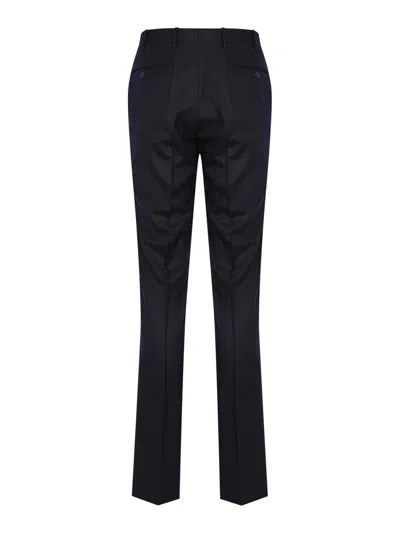 Corneliani Wool Blend Trousers In Blue