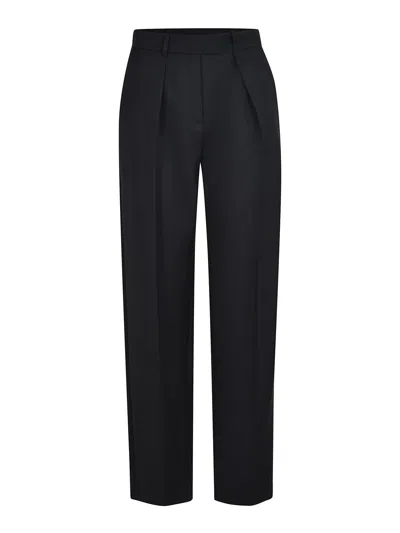 Alysi Trousers Made Of A Wool Blend In Animal Print