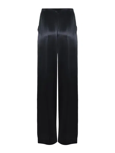 Alberta Ferretti Pants Made Of Satin In Black