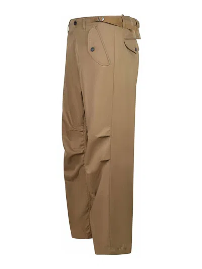 Dsquared2 Trousers Made Of Cotton In Brown