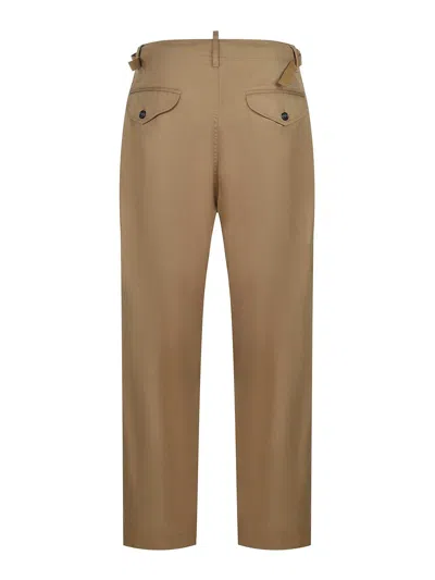 Dsquared2 Trousers Made Of Cotton In Brown