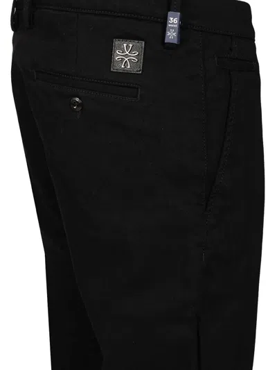 Jacob Cohen Slim-fit Chino Trousers In Black