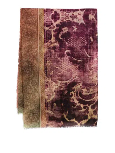 Pierre-louis Mascia Printed Cashmere Scarf In Multi