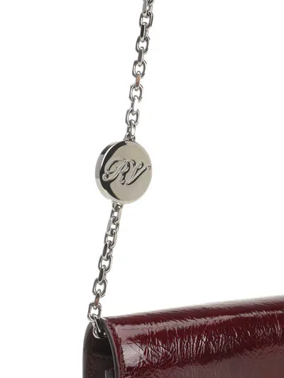 Roger Vivier Belle Vivier Wallet In Burgundy