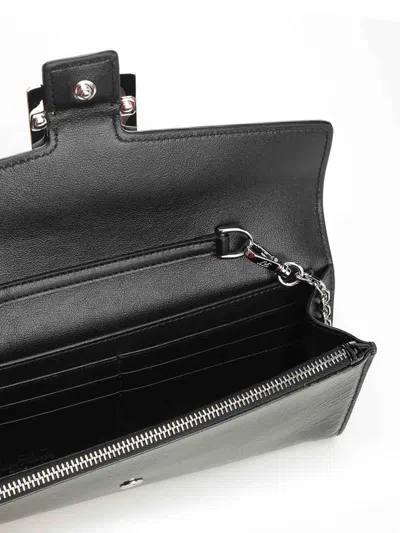 Roger Vivier Belle Vivier Wallet In Burgundy