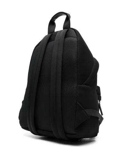 Palm Angels Versatile Backpack Featuring Adjustable Elements In Black