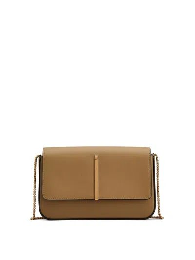 Tod's Flap Leather Mini Bag In Brown