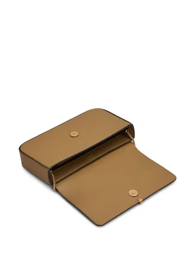 Tod's Flap Leather Mini Bag In Brown