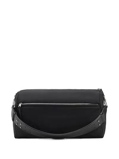 Ami Alexandre Mattiussi Ami Paris Marcel Large Nylon Shoulder Bag In Black