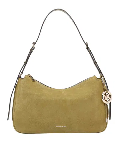 Michael Michael Kors Medium Nolita Shoulder Bag In Green