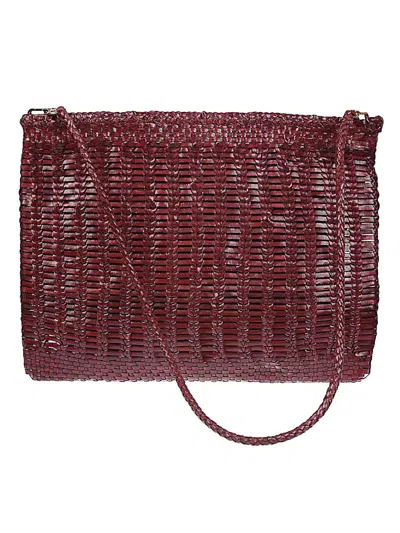 Vipera Bordeaux Leather Bags In Blue