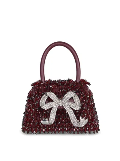 Self-portrait Bag Made Of  Leather In Purple