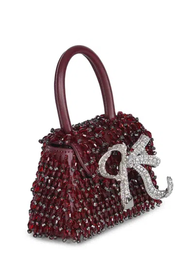 Self-portrait Bag Made Of  Leather In Purple