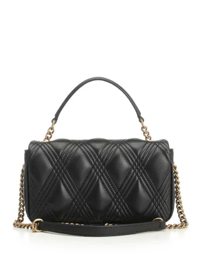 Valentino Quiltie 67 Leather Handbag In Black