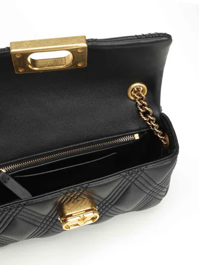 Valentino Quiltie 67 Leather Handbag In Black